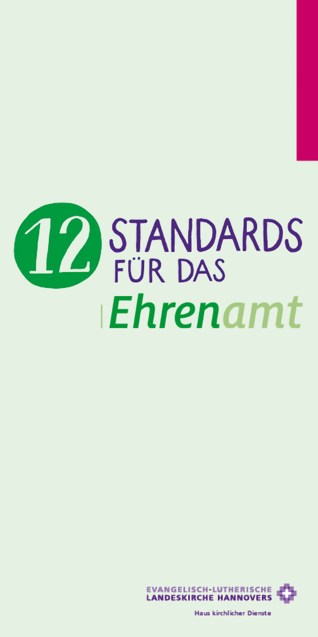 Flyer 12 Standards für das Ehrenamt – PDF-Version