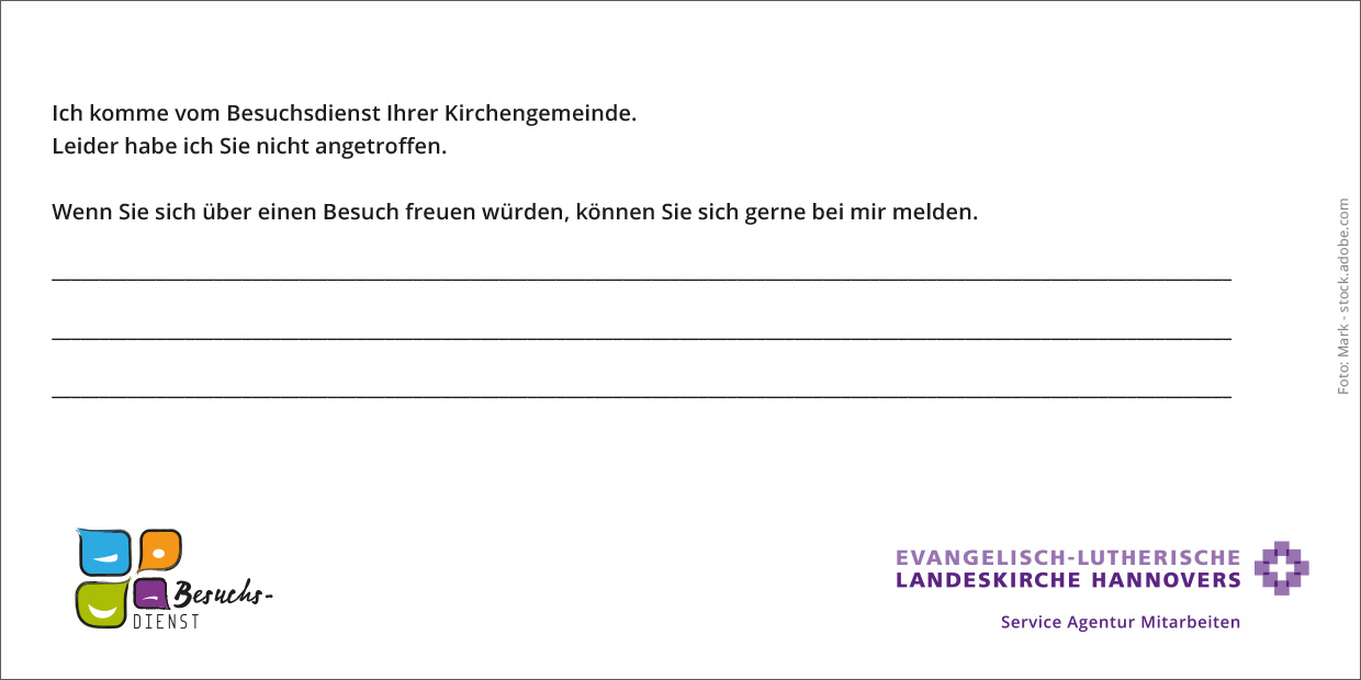 Karte für Besuchsdienstmitarbeitende