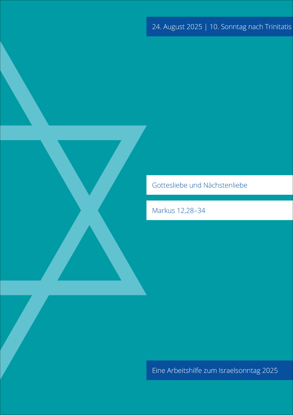 Arbeitshilfe zum Israelsonntag 2025 – PDF-Version