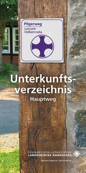 Pilgerweg Loccum-Volkenroda – Unterkunftsverzeichnis, Hauptweg