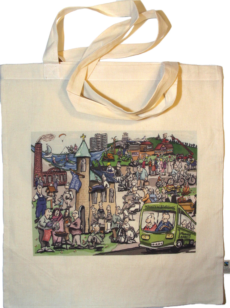 BIO Baumwoll-Tragetasche mit langen Henkeln